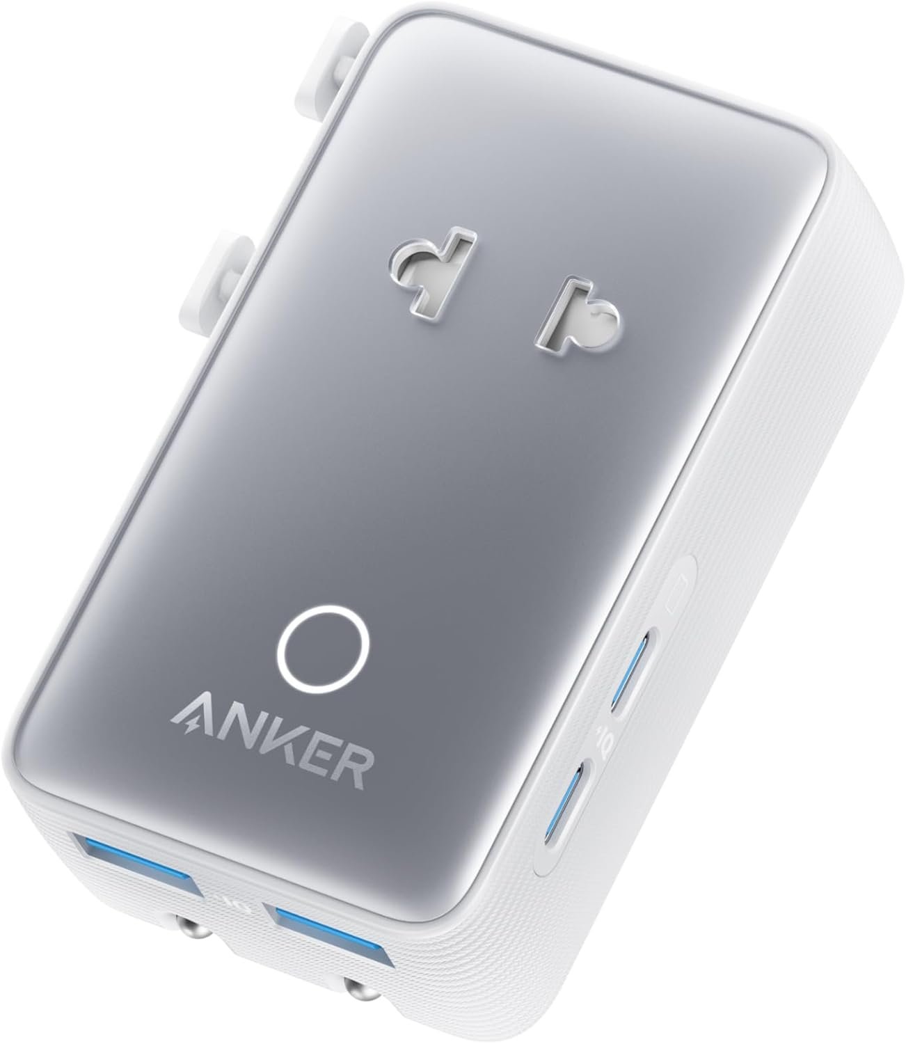 Anker Nano Reiseadapter Weltweit, Universal Reiseadapter mit 4X USB, 2X USB C, 2X USB A und 1x AC, Steckdosenadapter für Deutschland USA England, einsetzbar in über 200 Ländern, ideal für Reisen - Image 3